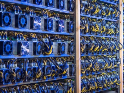 A sprawling cryptocurrency mining farm in Nigeria powered by hybrid energy sources