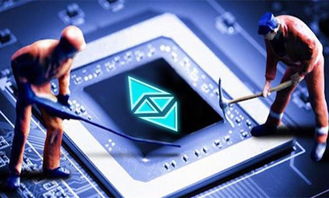 Illustration of powerful ASIC mining rigs dedicated to cryptocurrency mining.